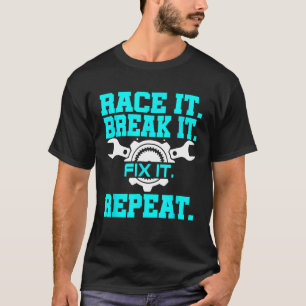 Camiseta Mecânico de Corrida Corridas Automóveis Marido Pai
