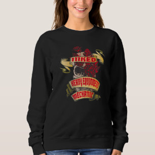 Camiseta Mecânico de Equipamentos Pesados Caveira Tatuada &