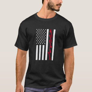 Camiseta Mecânico de Garagem Bandeira Americana Servidor Pa