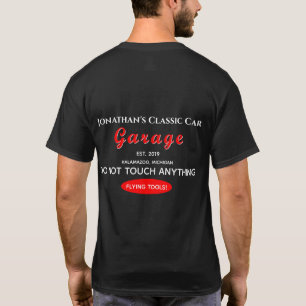 Camiseta Mecânico de garagem do seu carro doméstico