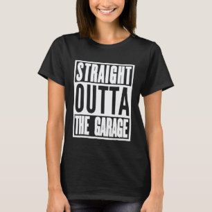 Camiseta Mecânico de Garagem Straight Outta da Garagem