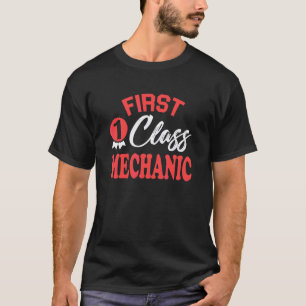 Camiseta Mecânico de Garagem Trabalho Marido Esposa Dizia T