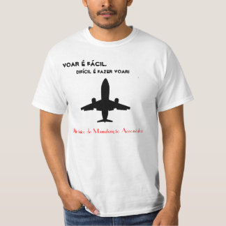 Camiseta Mecânico de Manutenção Avião