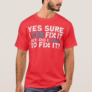 Camiseta Mecânico de Mão Boa Citação engraçada dos anos 70