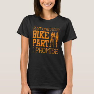 Camiseta Mecânico de Motocicleta Homens Legal Mais uma Peça
