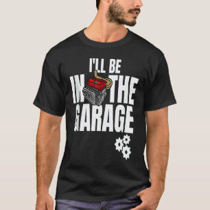 Camiseta Mecânico de Motor de Corrida de Stock Car Rubbing 
