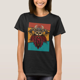 Camiseta Mecânico de Viking Nórdico Steampunk