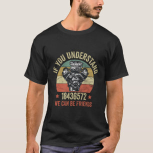 Camiseta Mecânico do carro mecânico 18436572 V8 Engin mecân