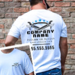 Camiseta Mecânico do logotipo azul Legal para reparo automá<br><div class="desc">Aumente o profissionalismo do seu compro de reparo de automóveis com a Camisa-T Legal Mecânica de Logotipo Azul de Reparo Automático Profissional. Apresentando um logotipo azul em negrito exibido com destaque na frente e atrás, esta camisa é projetada para fazer uma declaração. É perfeito para criar um olhar uniforme para...</div>