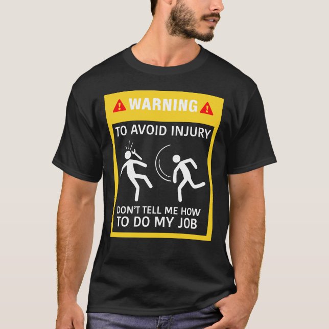 Camiseta mecânico engraçado (Frente)