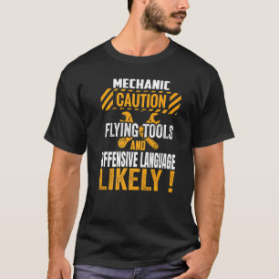 Camiseta Mecânico Engraçado Manutenção Homem Oficina Carros