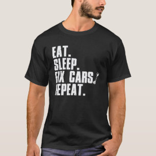 Camiseta Mecânico Engraçado Para Homem Pai Auto Garagem Aut