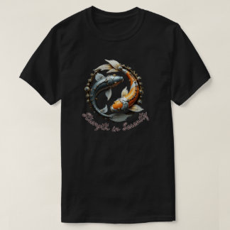 Camiseta Mecânico Koi Yin-Yang
