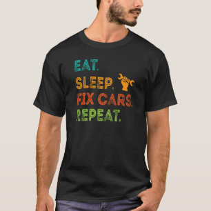 Camiseta Mecânico Masculino Para Homens Pai Auto Garagem Au
