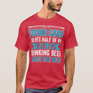 Camiseta Mecânico Mecânico Automático De Correção De Garage