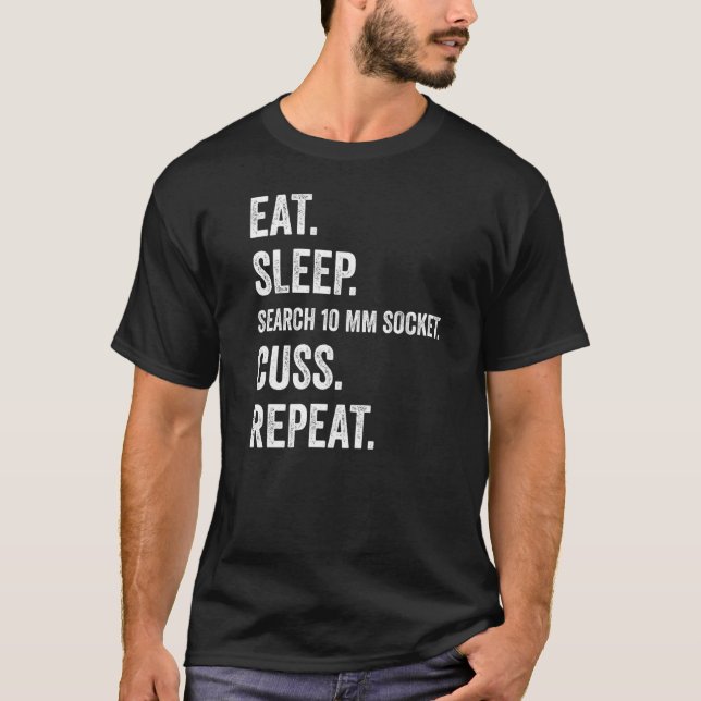 Camiseta Mecânico Mecânico Automático de Garagem Funarizada (Frente)