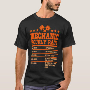 Camiseta Mecânico por Hora Equipe de Oficina Mecânica de Ca