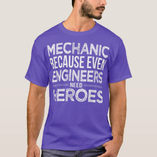 Camiseta Mecânico porque mesmo os Engenheiros precisam do H