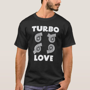 Camiseta Mecânico Turbocharger de Carro de Ajuste Legal