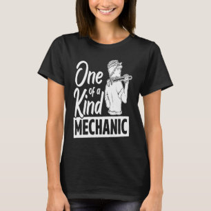Camiseta Mecânico Único Reparo de Carros Reparo de Automóve