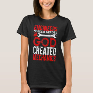Camiseta Mecânicos de Oficina Engenheiros Vintage Precisam 