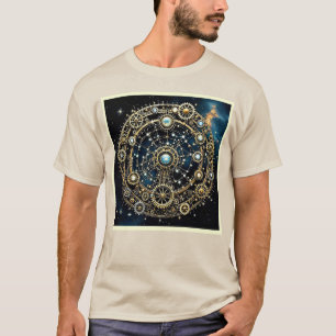 Camiseta Mecanismo Celestial Arte Cósmica