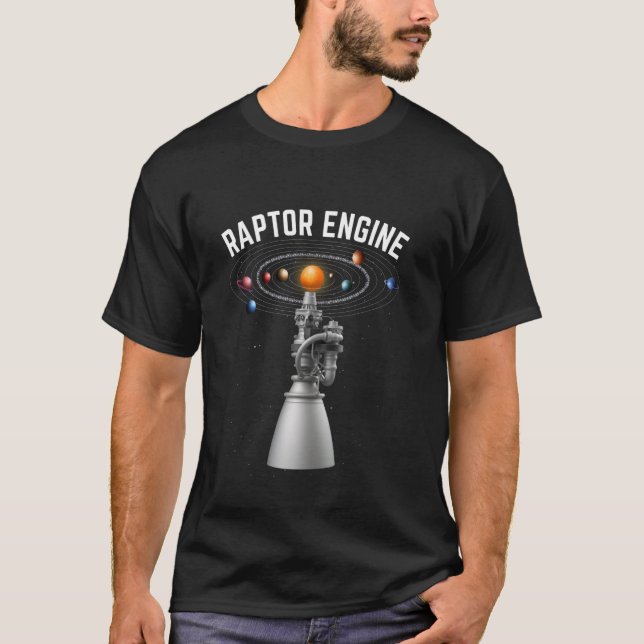 Camiseta Mecanismo de Raptor de nave estelar para Explorado (Frente)