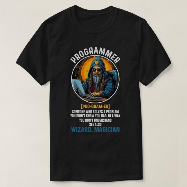 Camiseta Mecanismo de Software de Codificação de Definição  (Frente do Design)