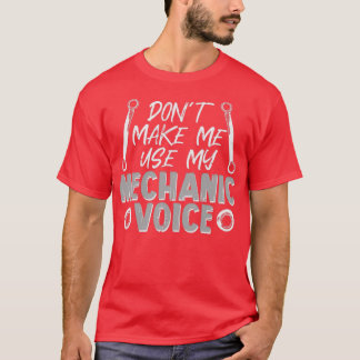 Camiseta Mecatrônica de voz de caixote mecânico