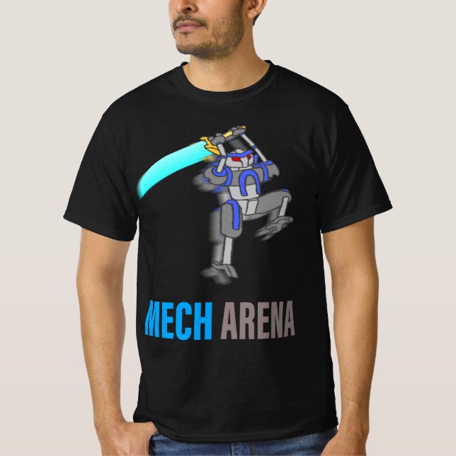 Camiseta Mech Arena let's play amazing battle (Frente)