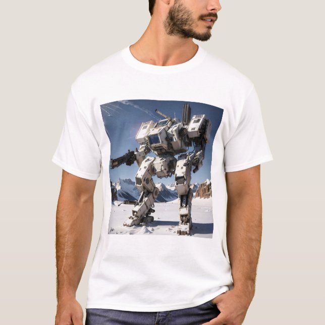 Camiseta Mech Warrior (Frente)
