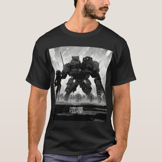 Camiseta Mech Warrior Aftermatth (Frente)