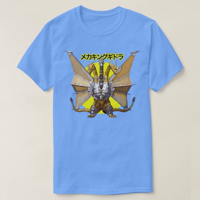 Camiseta MechaKing Ghidorah (Frente do Design)