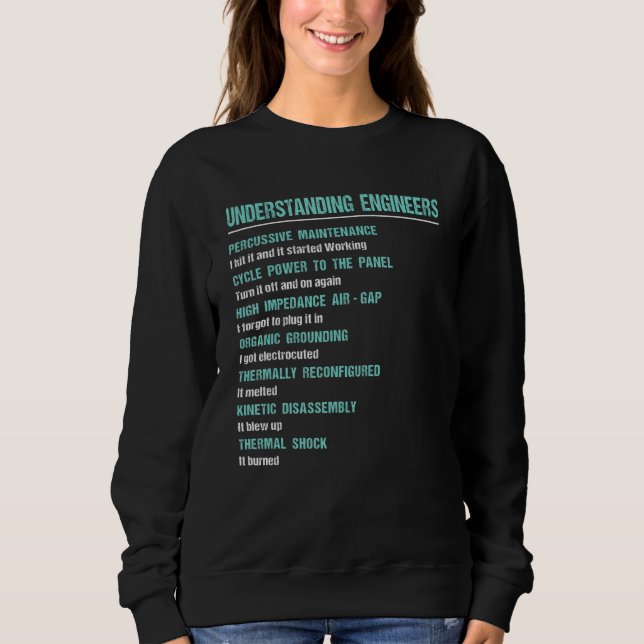 Camiseta Mechanical Sarcastic Engineering  Understanding En (Frente)