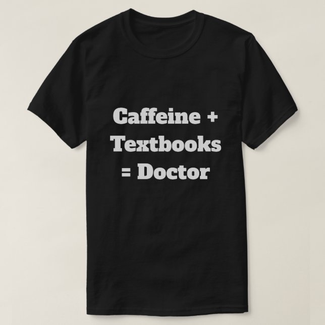 Camiseta Med Student Fuel (Frente do Design)
