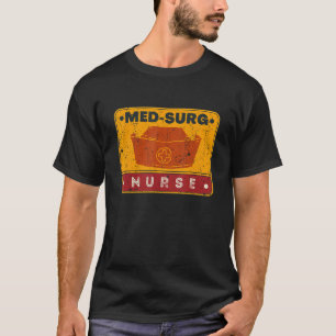 Camiseta Med Surg Equipe da Escola de Trabalho de Enfermeir