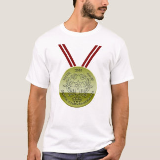 Camiseta Medalha de bronze dos jogos do inverno de SAA