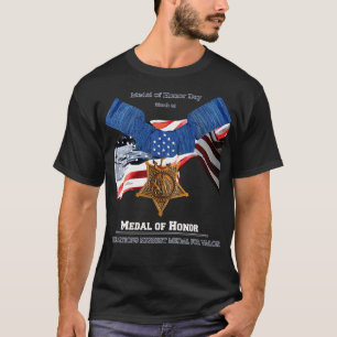 Camiseta Medalha de Honra dos Veteranos do Vietnã dos EUA