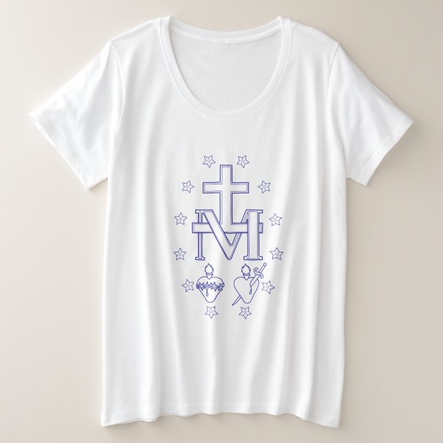Camiseta Medalha de Nossa Senhora das Graves (Frente do Design)