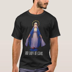 Camiseta Medalha Milagrosa Mariana Nossa Senhora da Graça C
