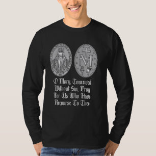 Camiseta Medalha Miraculosa Marian Nossa Senhora Católica 5