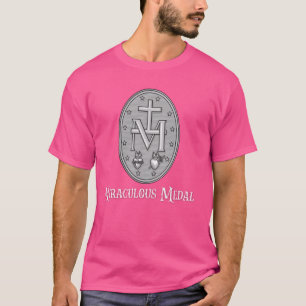 Camiseta Medalha Miraculosa Marian Nossa Senhora Católica 8