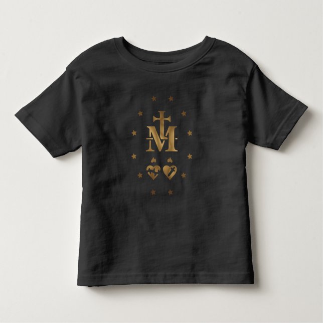 Camiseta Medalha Miraculosa, Medalha de Nossa Senhora de Gr (Frente)