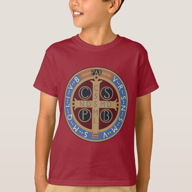 Camiseta Medalha santo Benedict (Frente)