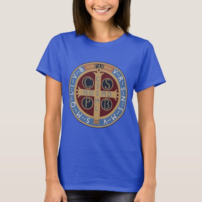 Camiseta Medalha santo Benedict (Frente)