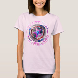 Camiseta Medalhão de Carimbo e Harris-Walz