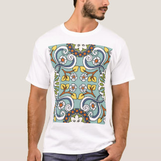 Camiseta Medallion Turkey Style Vintage Patterno