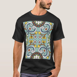 Camiseta Medallion Turkey Style Vintage Patterno