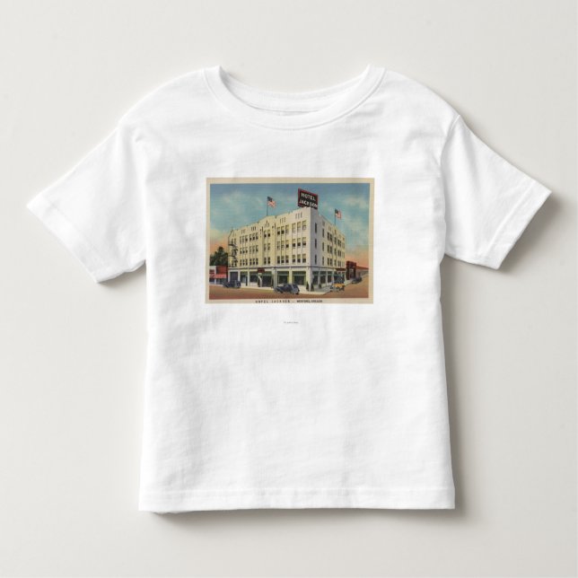Camiseta Medford, opinião de Oregon - Jackson do hotel com (Frente)