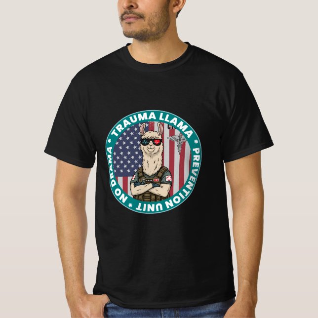 Camiseta Médica da Unidade de Prevenção de Trauma  (Frente)
